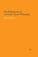 The Rediscovery of Common Sense Philosophy af S. Boulter