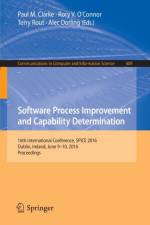 Software Process Improvement and Capability Determination