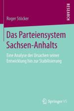 Das Parteiensystem Sachsen-Anhalts af Roger Stoecker