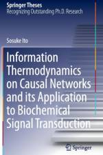 Information Thermodynamics on Causal Networks and its Application to Biochemical Signal Transduction af Sosuke Ito
