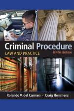 Criminal Procedure af Rolando (Sam Houston State University) del Carmen