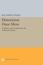 Historicism Once More af Roy Harvey Pearce