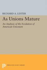 As Unions Mature af Richard Allen Lester