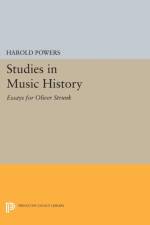 Studies in Music History af Harold Powers