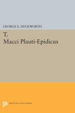 T. Macci Plauti-Epidicus af George E. Duckworth