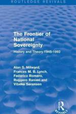 The Frontier of National Sovereignty af AlanS. Milward