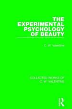 The Experimental Psychology of Beauty af C.W. Valentine