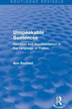Unspeakable Sentences (Routledge Revivals) af Ann Banfield