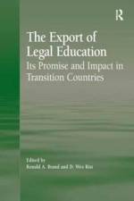 The Export of Legal Education af D. Wes Rist