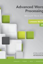 Advanced Word Processing Lessons 56-110 af Susie (University of South Carolina (retired)) Vanhuss