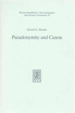Pseudonymity and Canon af David G. Meade