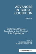 Content and Process Specificity in the Effects of Prior Experiences