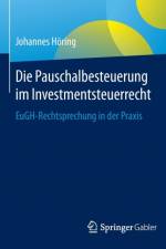 Die Pauschalbesteuerung im Investmentsteuerrecht af Johannes Hoering