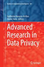 Advanced Research in Data Privacy