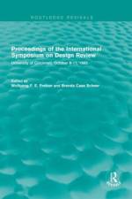 Proceedings of the International Symposium on Design Review (Routledge Revivals)