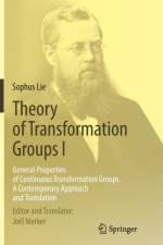 Theory of Transformation Groups I af Sophus Lie