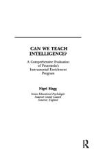 Can We Teach Intelligence? af Nigel Blagg
