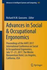 Advances in Social & Occupational Ergonomics