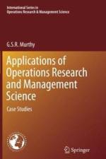 Applications of Operations Research and Management Science af G. S. R. Murthy