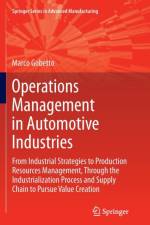 Operations Management in Automotive Industries af Marco Gobetto