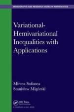 Variational-Hemivariational Inequalities with Applications af Mircea (University of Perpignan Sofonea