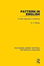 Pattern in English af W. H. Mittins