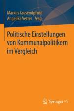 Politische Einstellungen Von Kommunalpolitikern Im Vergleich