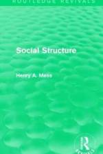 Social Structure af Henry A. Mess