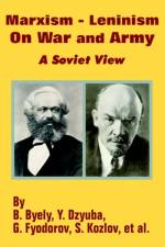 Marxism - Leninism On War and Army af B Byely