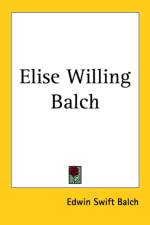 Elise Willing Balch af Edwin Swift Balch