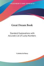 Great Dream Book af Carlotta De Barsy