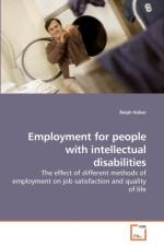 Employment for people with intellectual disabilities af Ralph Kober