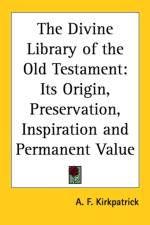 Divine Library of the Old Testament af A. F. Kirkpatrick