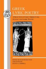 Greek Lyric Poetry af David A. Campbell