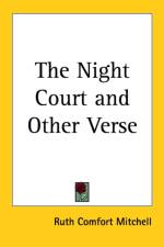 Night Court and Other Verse af Ruth Comfort Mitchell