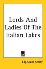 Lords And Ladies Of The Italian Lakes af Edgcumbe Staley