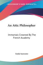 Attic Philosopher af Emile Souvestre