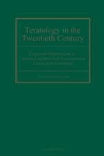 Teratology in the Twentieth Century af H. (Department of Pediatrics Kalter