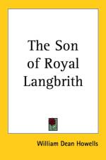 Son of Royal Langbrith af William Dean Howells