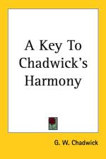 Key To Chadwick's Harmony af G. W. Chadwick