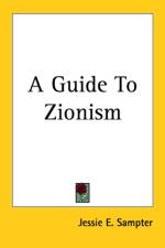 Guide To Zionism af Jessie E. Sampter