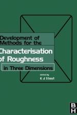 Development of Methods for Characterisation of Roughness in Three Dimensions af Ken J Stout