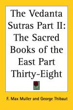 Vedanta Sutras Part II af F. Max Muller