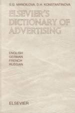 Elsevier's Dictionary of Advertising af S.G. (Sofia Manoilova