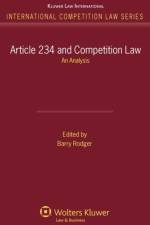 Article 234 and Competition Law af Barry J. Rodger
