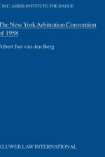 The New York Arbitration Convention of 1958:Towards a Uniform Judicial Interpretation af Albert Van den Berg