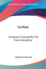 Gerfaut af Charles De Bernard