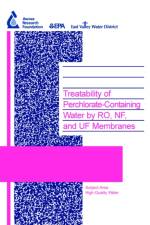 Treatability of Perchlorate-Containing Water by RO, NF and UF Membranes af K. Scott