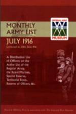 Monthly Army List. July 1916