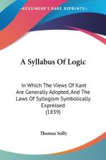 Syllabus Of Logic af Thomas Solly